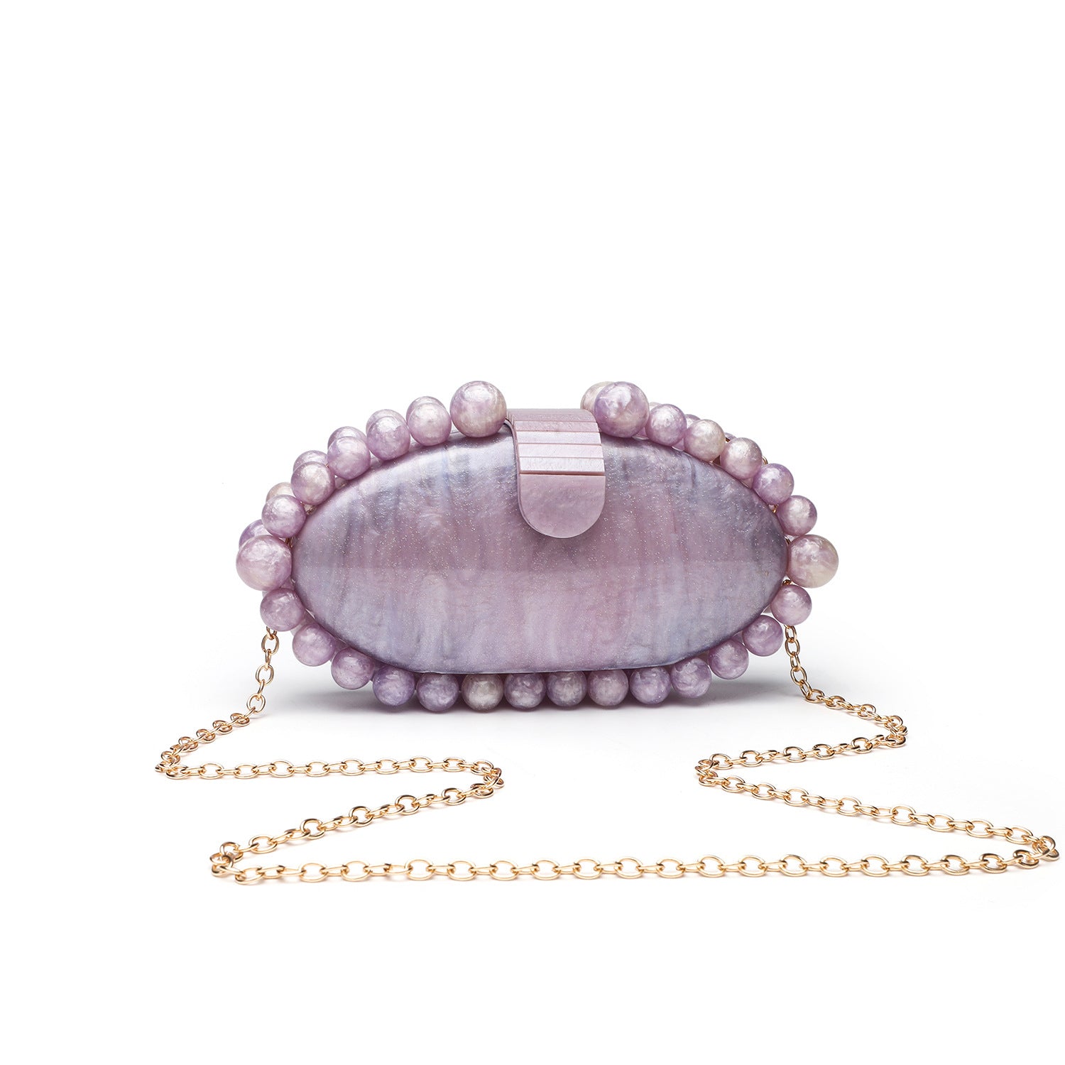 Fashion Minimalist Pearl Acrylic Handbag