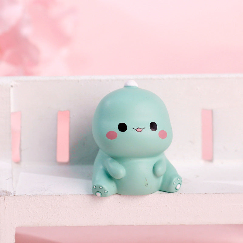 Small Dinosaur Resin Small Ornaments Desktop Decoration