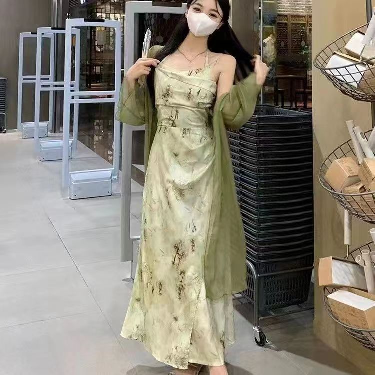 Women's New Chinese-style Retro Slip Dress