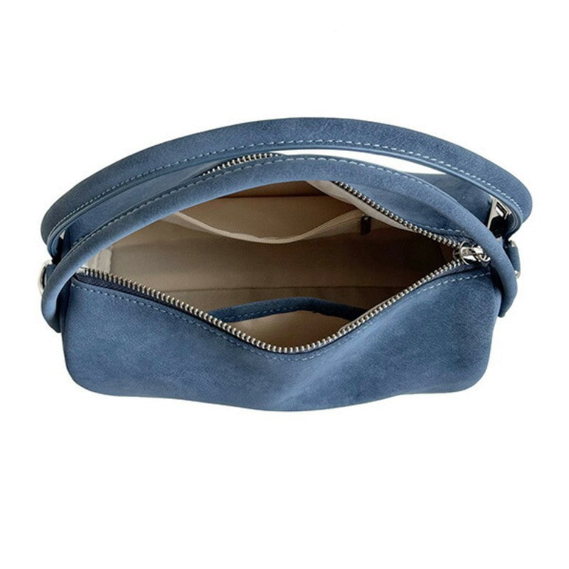 Frosted Boston Pillow Bag Hand-held Fashionable Square