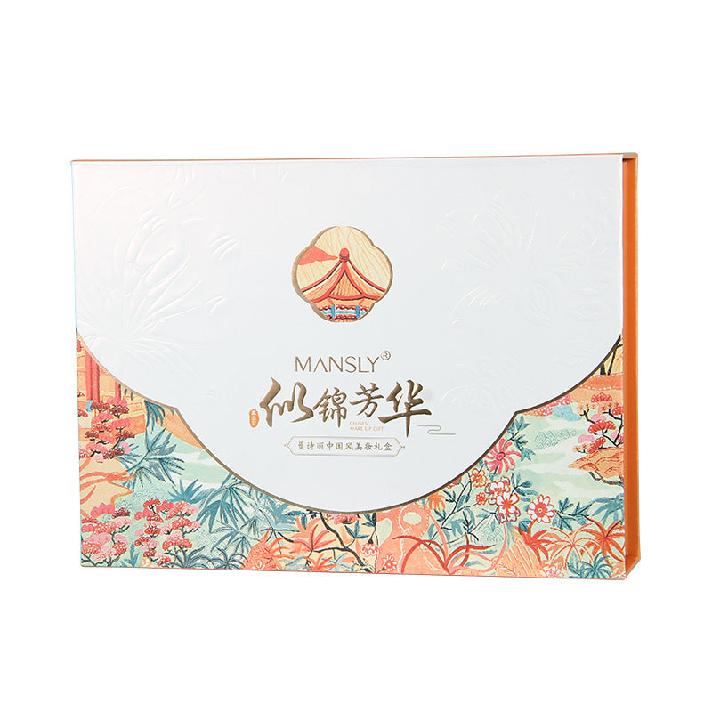 Cosmetic Carved Lipstick Air Cushion BB Liquid Eyeliner Set Box