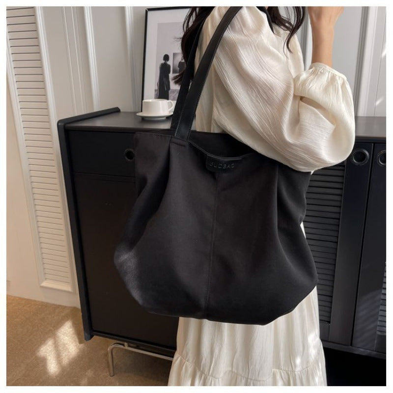 Fashion Shoulder Bag Simple Versatile Canvas Tote Bag