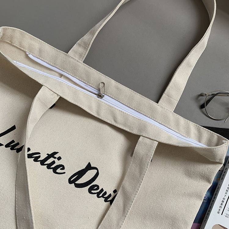 Simple Canvas Bag Shoulder For Female Students