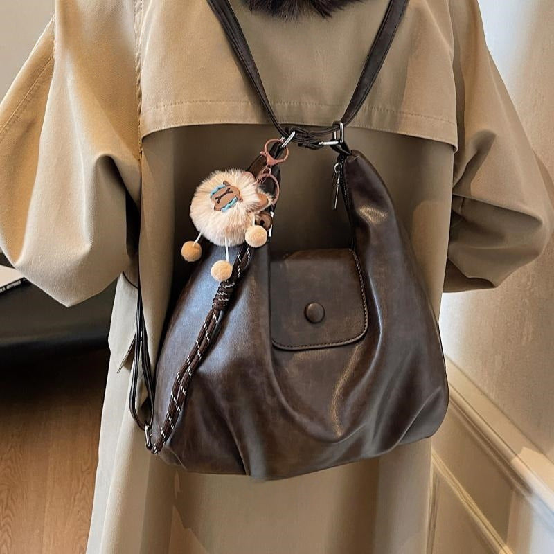 Retro Large Capacity Bag Women's Shoulder Tote Bag