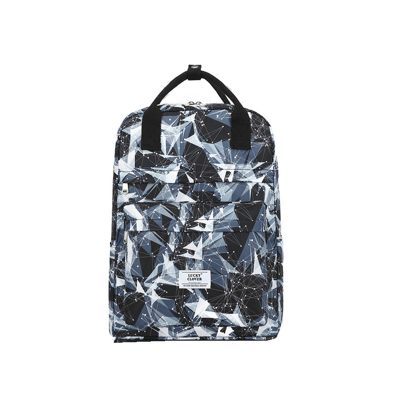 Versatile And Portable Waterproof Printed Backpack That Can Be Used To Carry Luggage