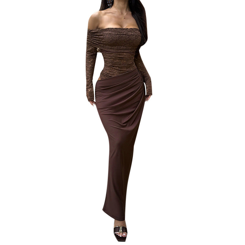 Women's Lace Off-Shoulder Dress