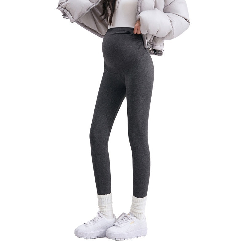 High Elastic Thermal Outerwear Clothing Plus Size Maternity Leggings