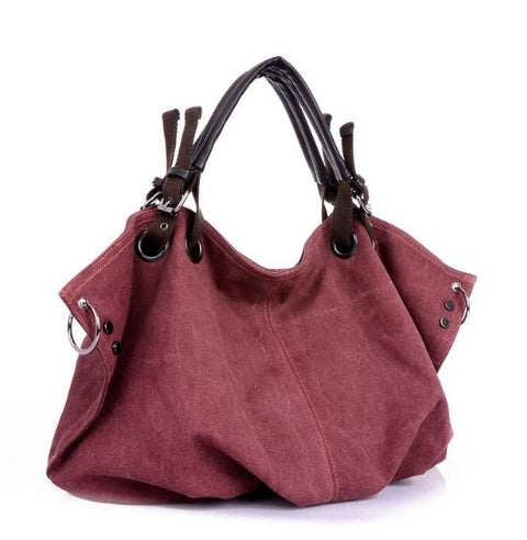 Fashion Cloth One Shoulder Lady Cross Strap Dumpling Canvas Bag Large Capacity Canvas Bag