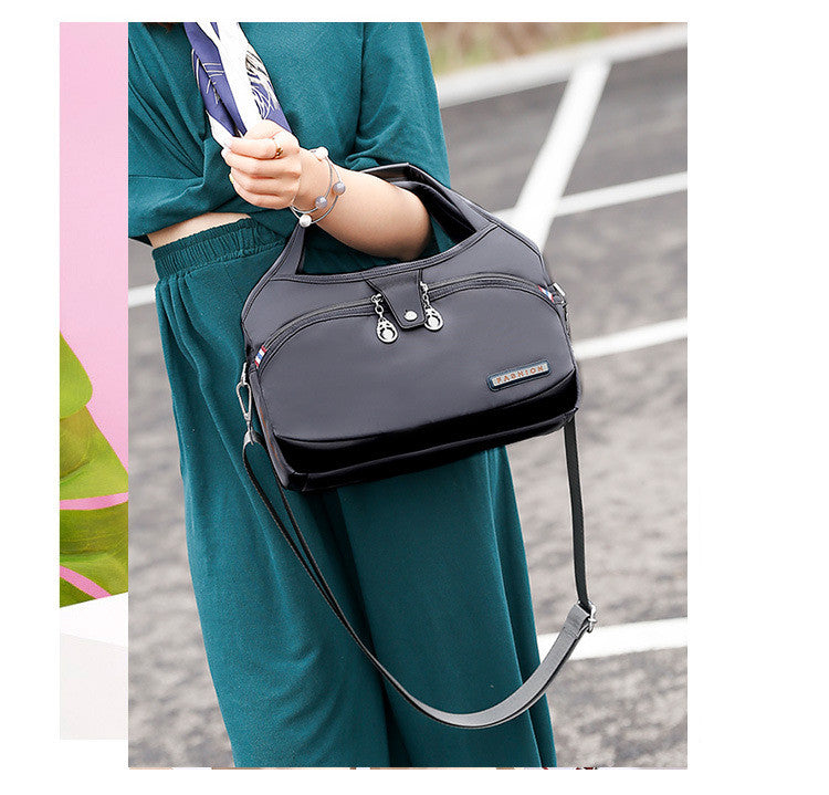 Casual all-match nylon canvas shoulder messenger bag