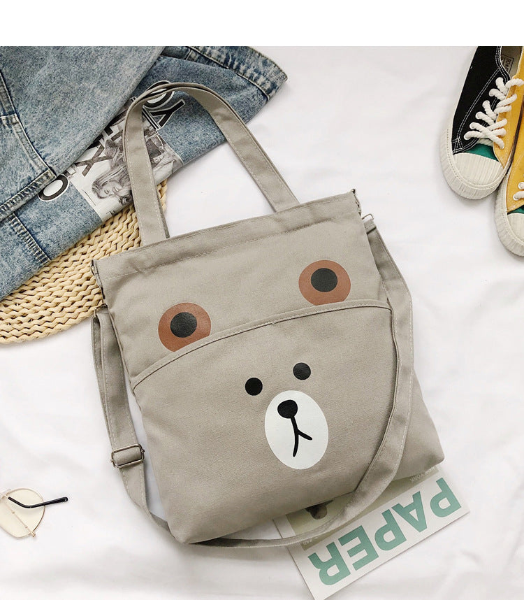 Shoulder messenger bag casual canvas bag