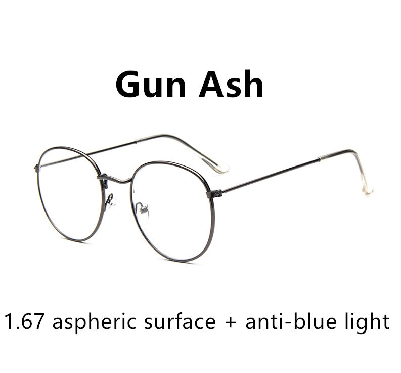 Vintage metal pattern glasses