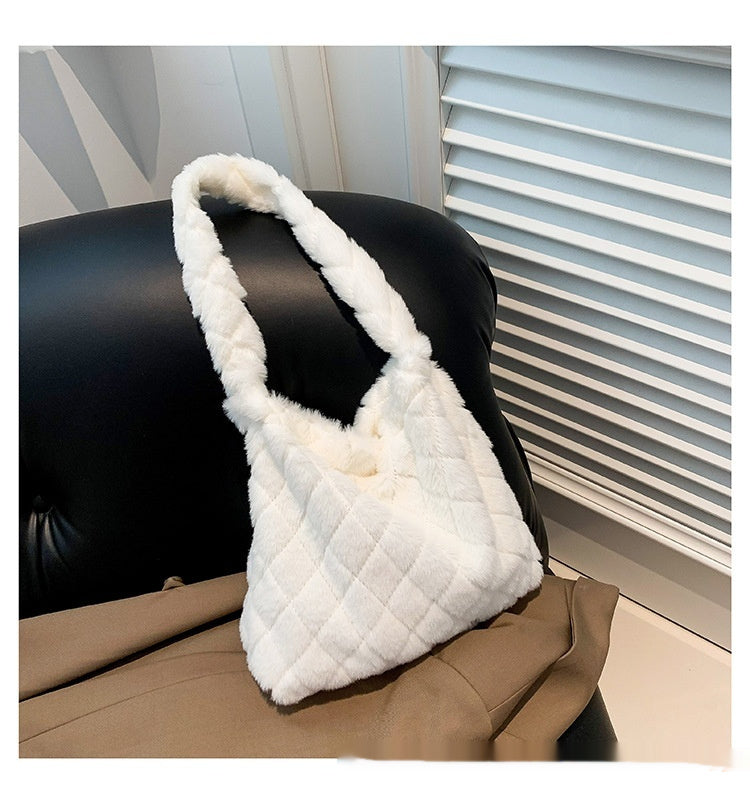 Love Fashion Casual Fluffy Shoulder Bag