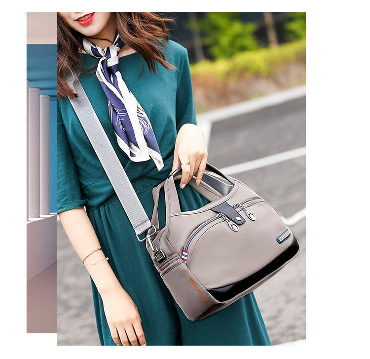 Casual all-match nylon canvas shoulder messenger bag