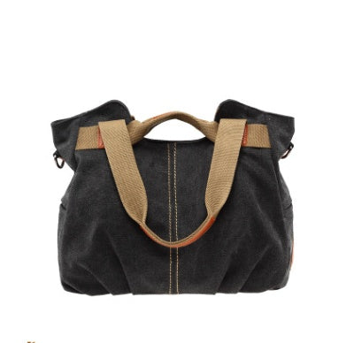 Retro trend casual canvas bag