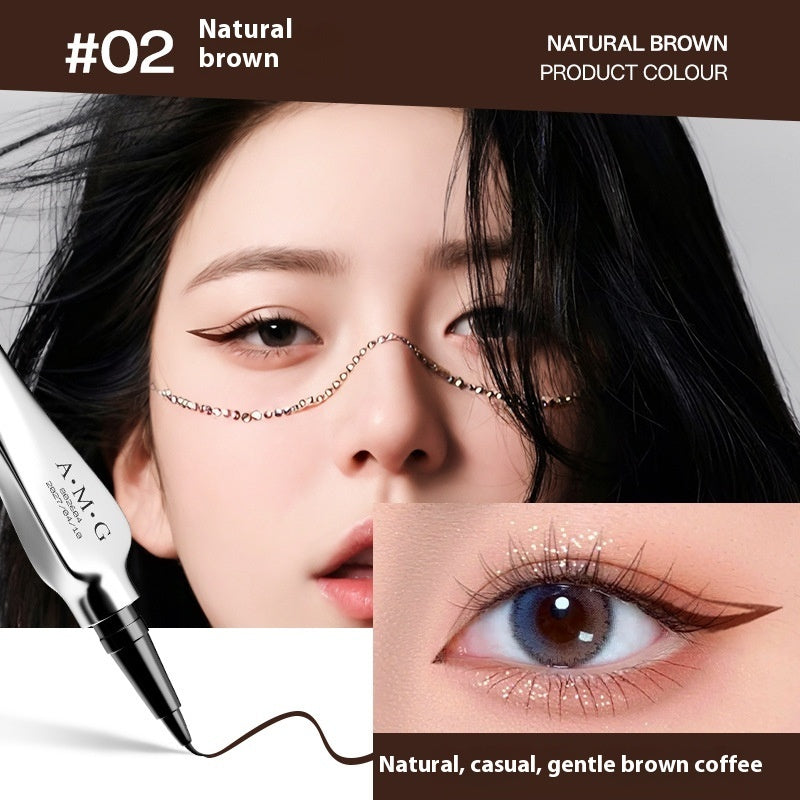 Positioning Liquid Eyeliner Waterproof Non-dizzy Makeup Very Fine And Quick-drying