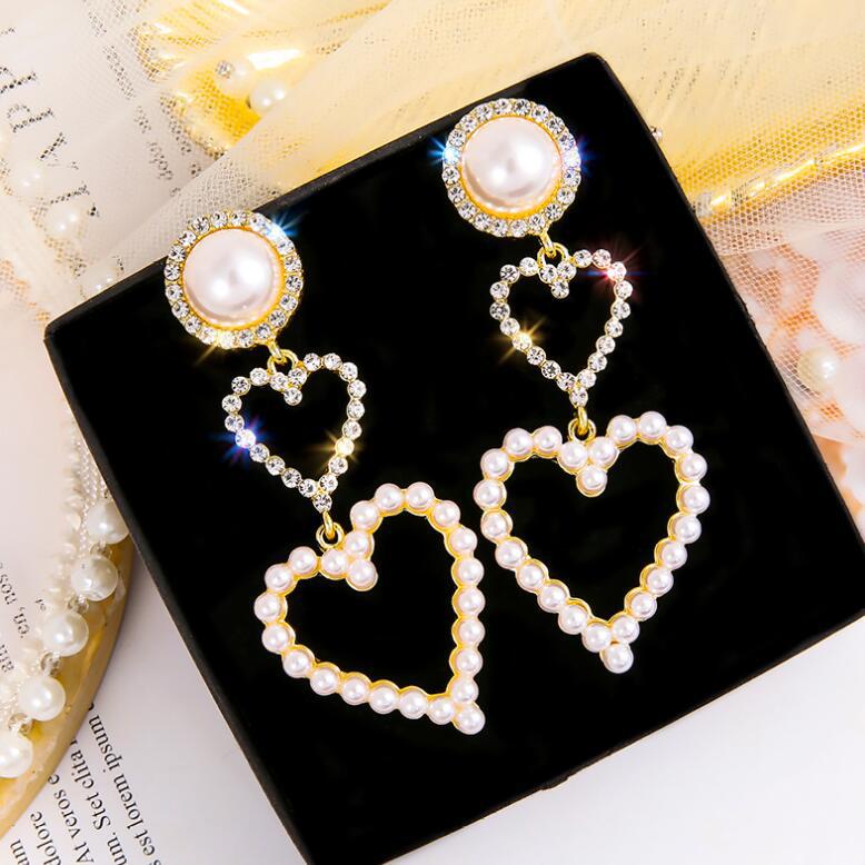 Niche Vintage , Rhinestone ,Pearl. 3 Set Variant Elegant Earrings BUNDLE