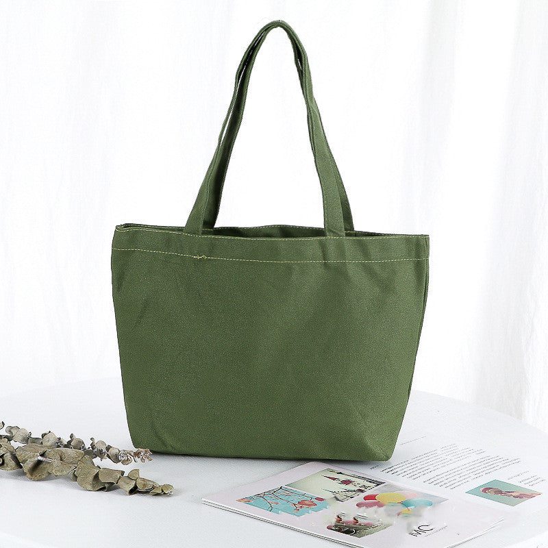 Pure Cotton Portable Canvas Shopping Bag