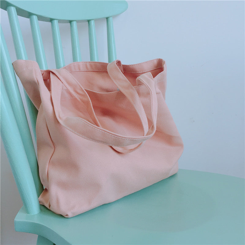 Pure Cotton Portable Canvas Shopping Bag