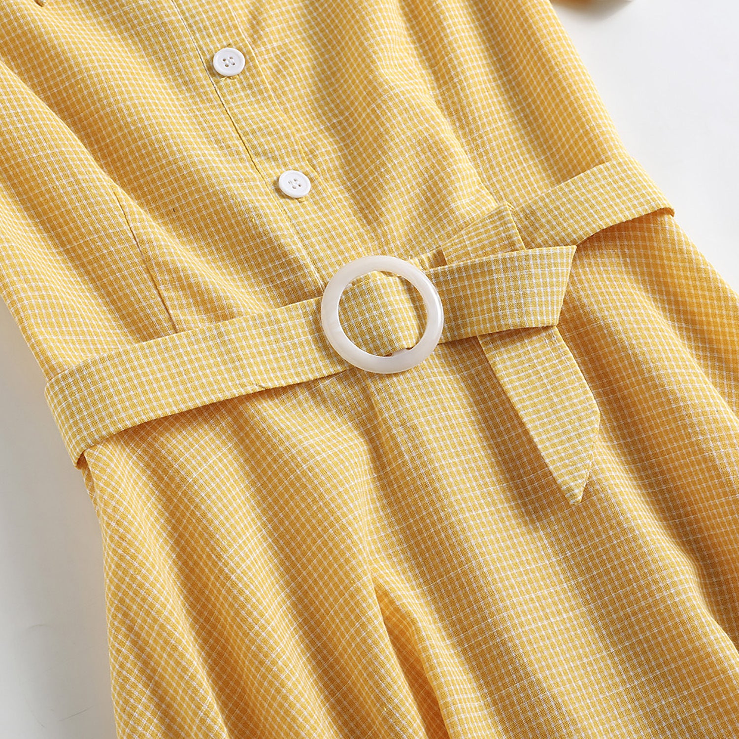 Vintage British Shirt Collar Dress