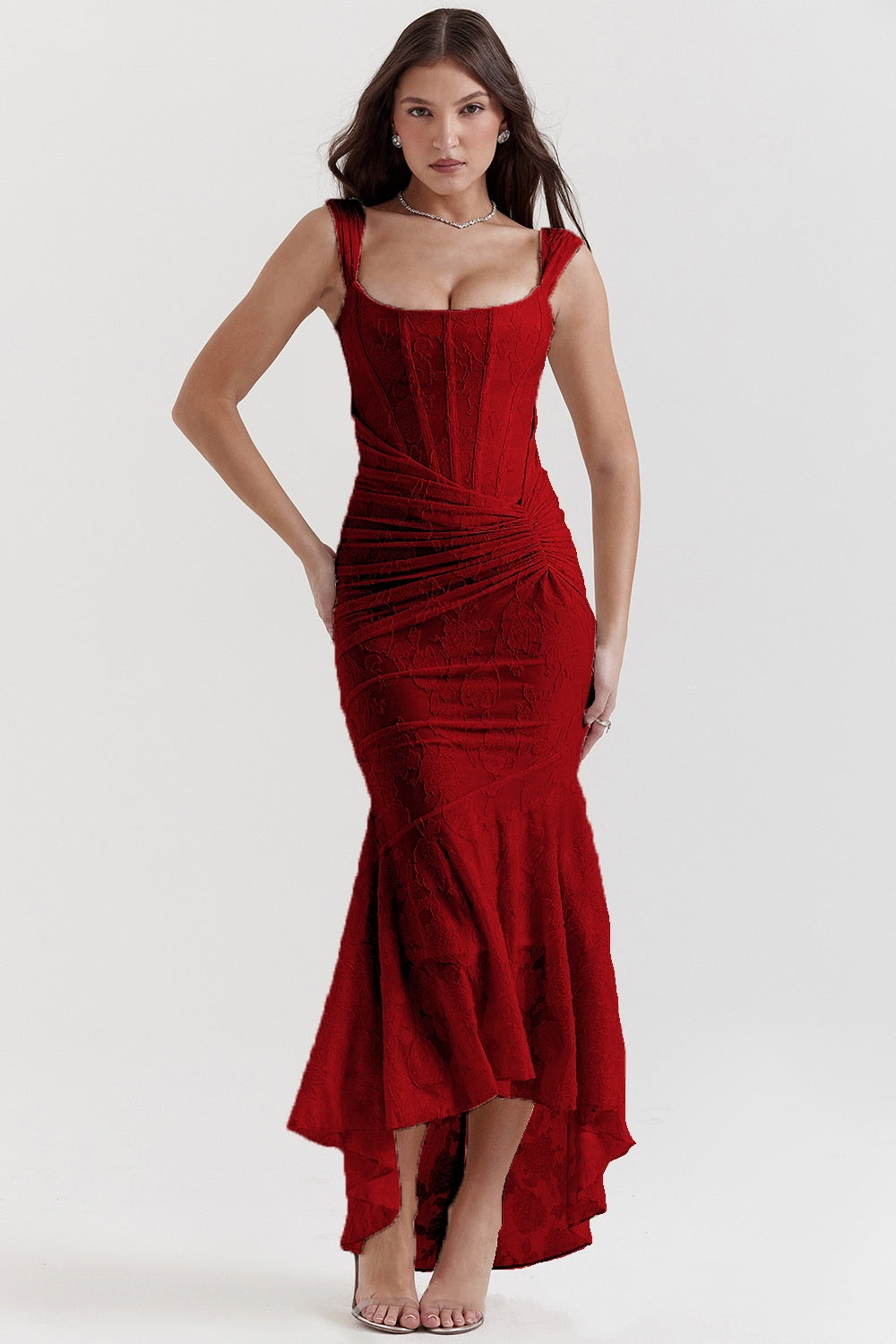 Mozision Off-shoulder Backless Sexy Evening Dress For Women Purple Sleeveless Strapless Ruched Bodycon Club Party Dress