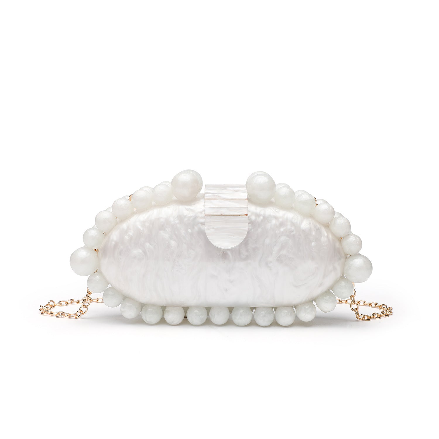 Fashion Minimalist Pearl Acrylic Handbag