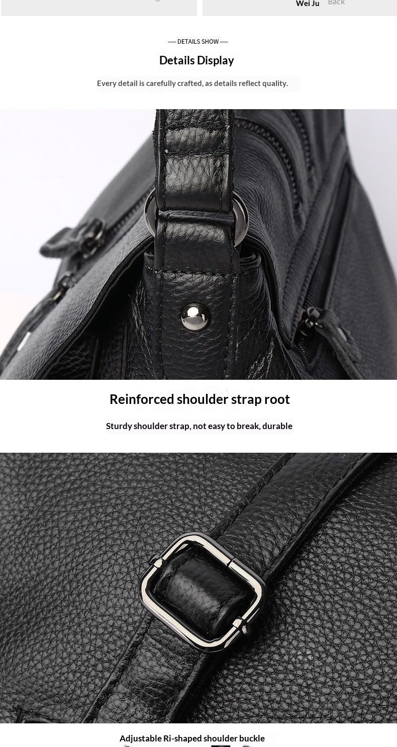 Leather Handbag Middle-aged Mother Soft Skin