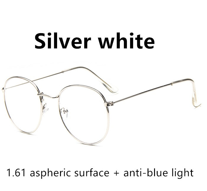 Vintage metal pattern glasses