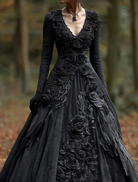 Fashionable Casual Halloween New Witch Witch Dress