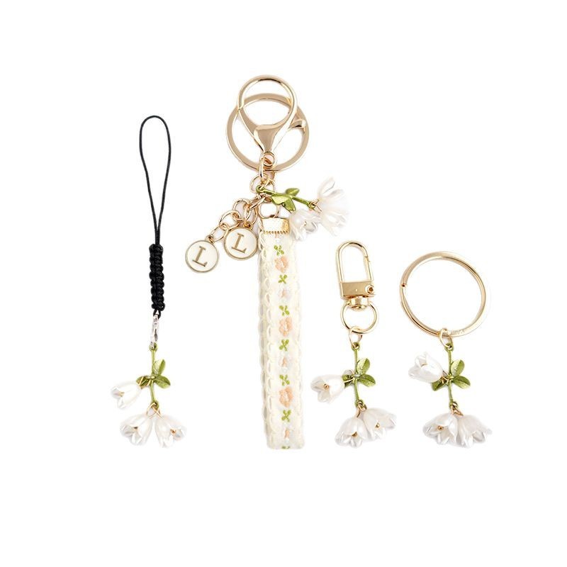 Phone Chain Flower Backpack Keychain Pendant