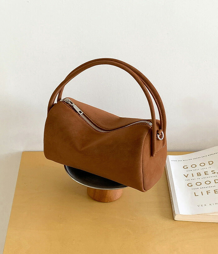 Frosted Boston Pillow Bag Hand-held Fashionable Square