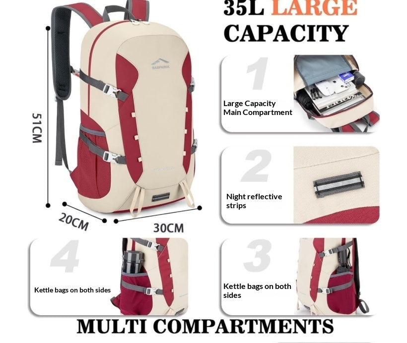 Outdoor Foldable Hiking And Cycling Backpack