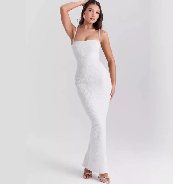 European And American Sexy Women's Lace-style Strappy Dress