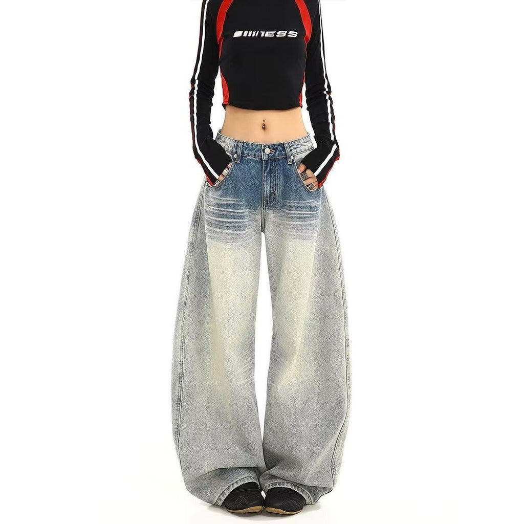 Loose Slim Design Versatile Scimitar Pants