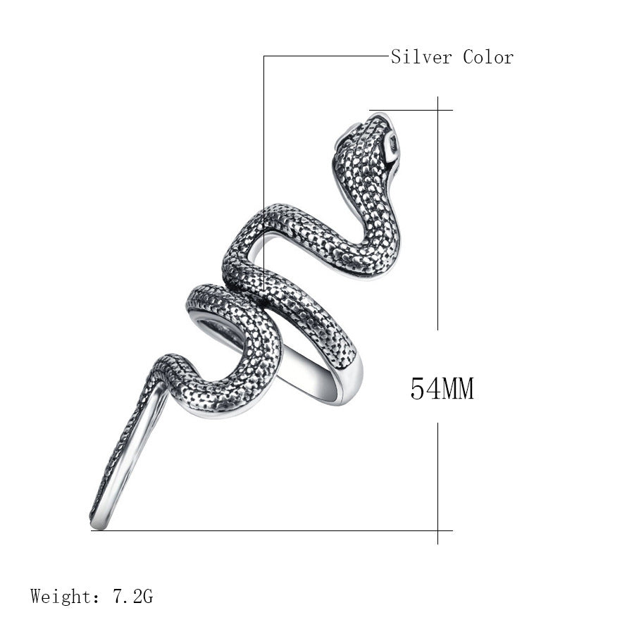 Alloy ring punk exaggerated vintage ring