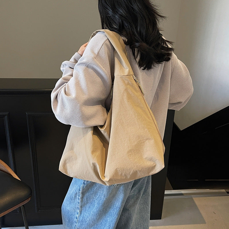 Lazy Relaxed Feeling Large Capacity Canvas Bag Women