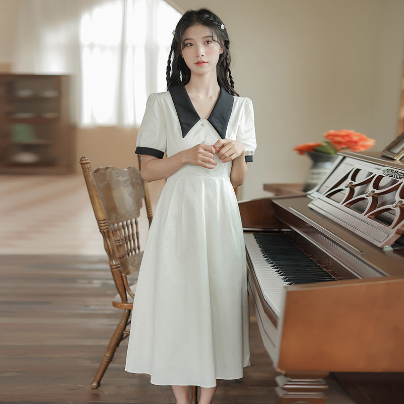 Women's Fashion Vintage French Dress