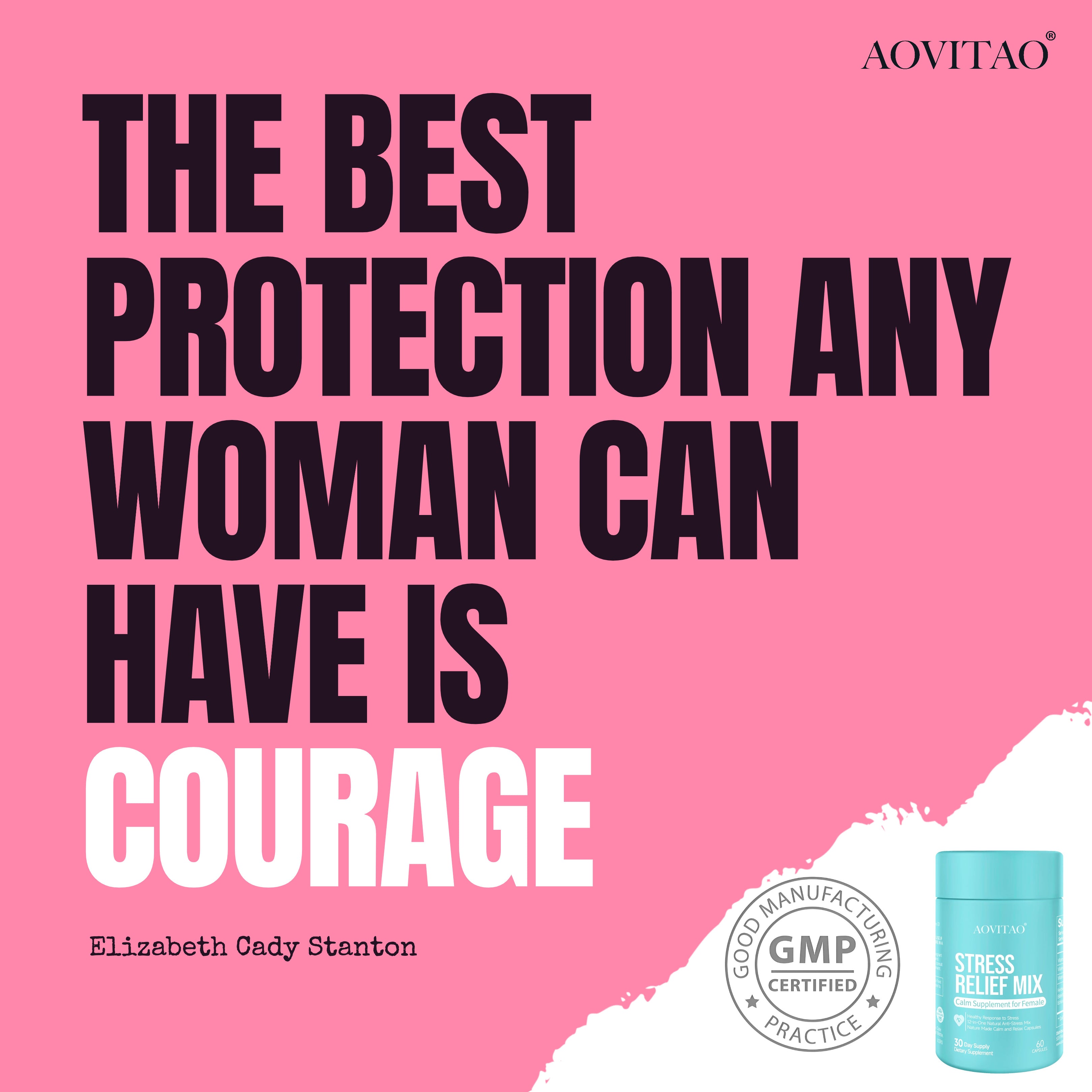 Ashwagandha For Women Supplement With L-Theanine Magnesium, Stress Relief, Focus And Relaxation Support Anxiery Pill