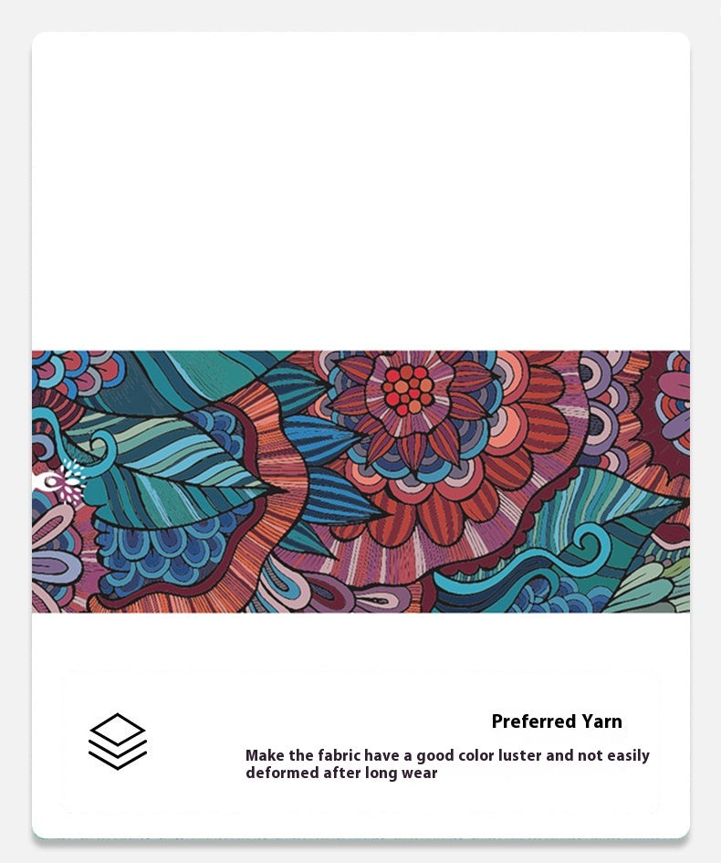 Non Slip Professional Yoga Mat Print