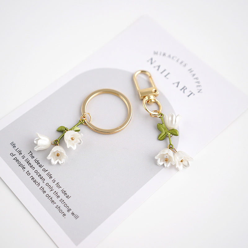 Phone Chain Flower Backpack Keychain Pendant