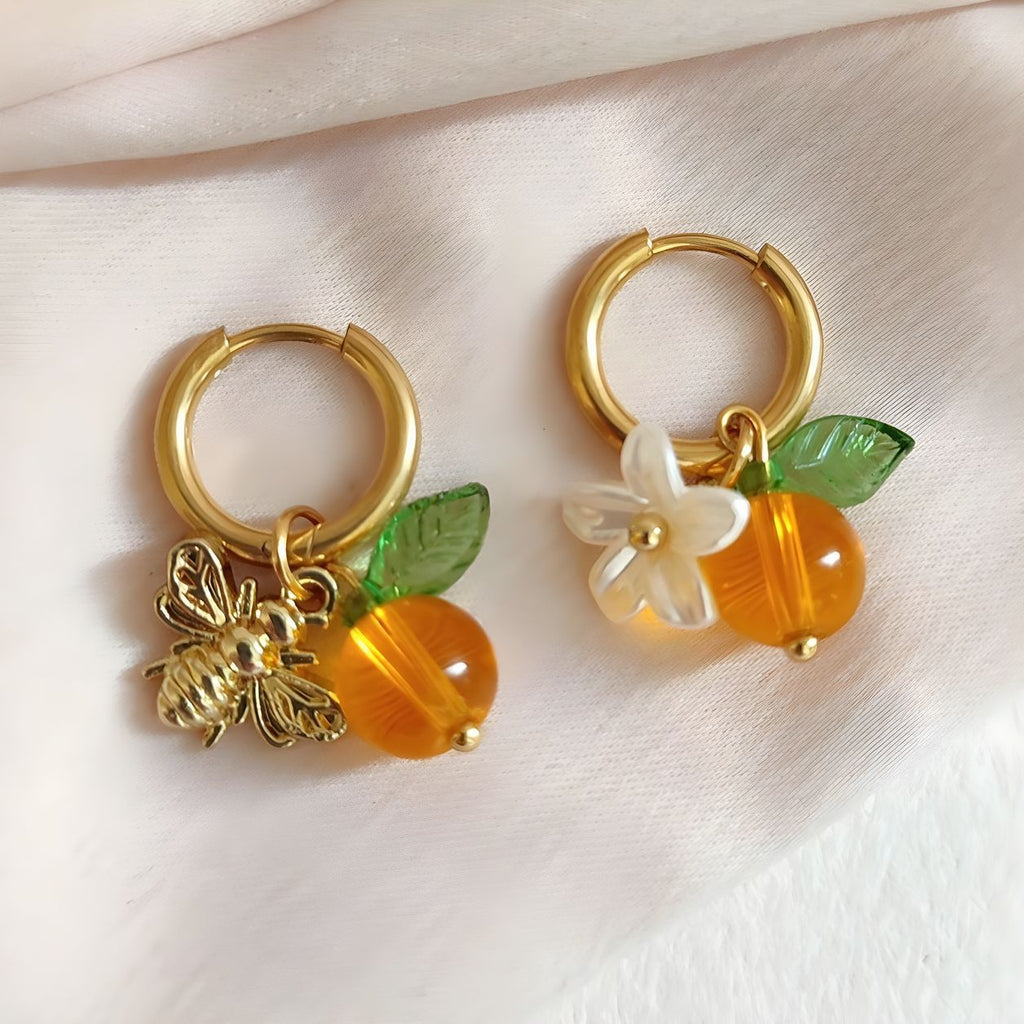 Female Fashion Sweet Bee Shaped Earrings