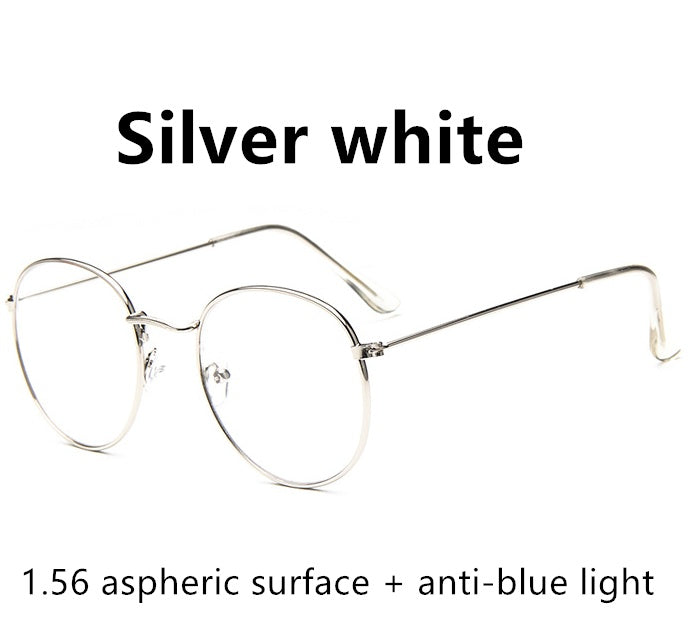 Vintage metal pattern glasses