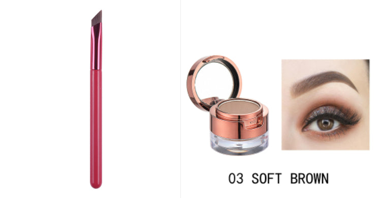 Waterproof And Long-lasting Double Layer Dye Eyebrow Powder Set