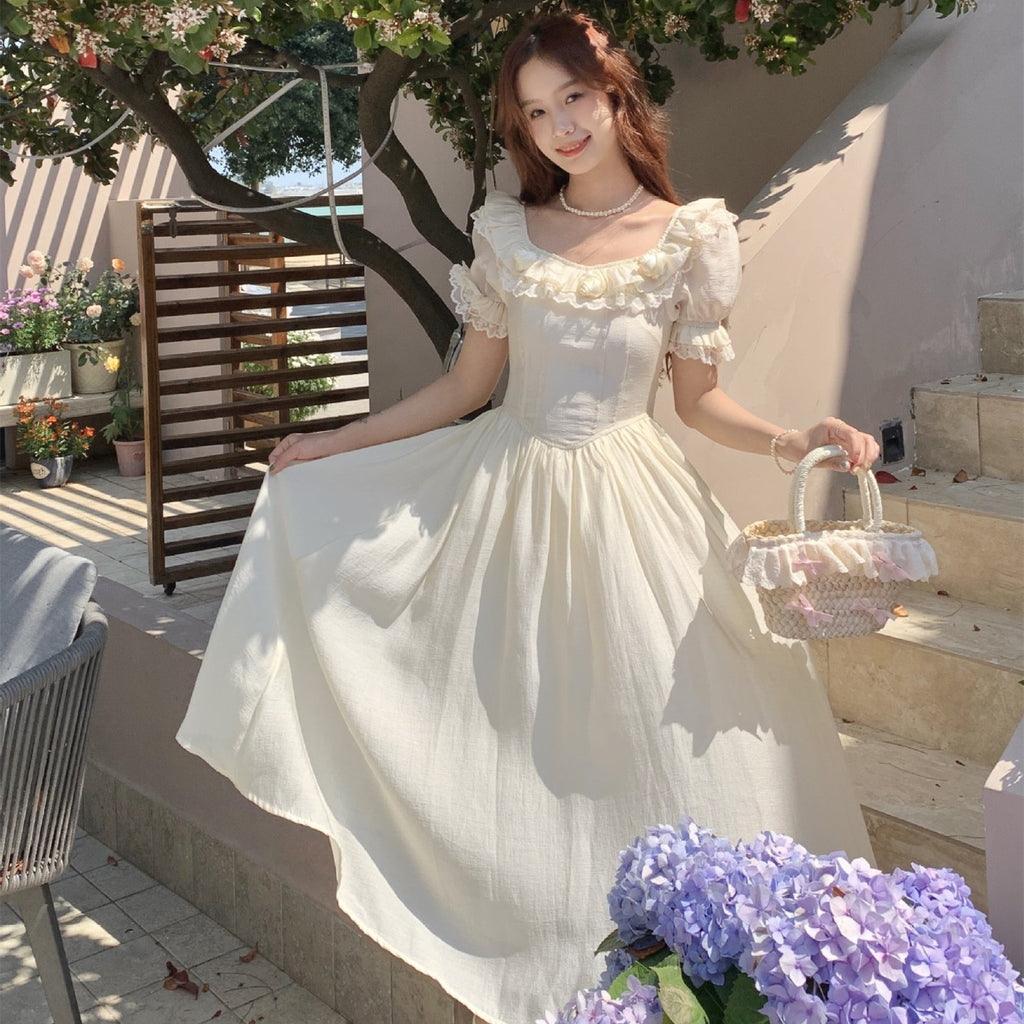 Women's Fashion Vintage French Dress