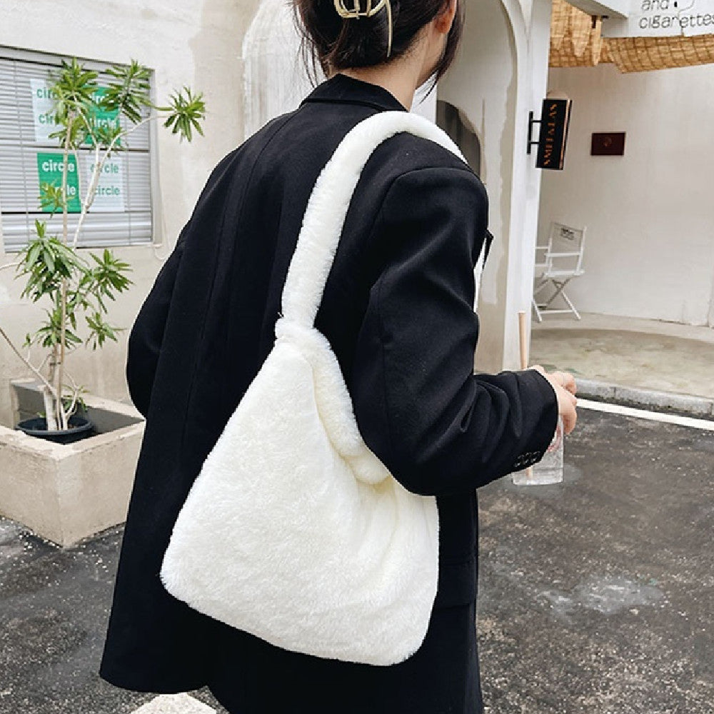 Love Fashion Casual Fluffy Shoulder Bag