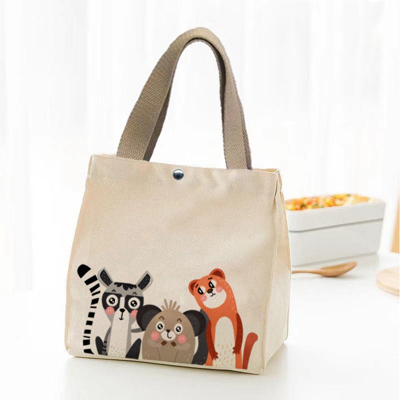 Canvas Bag Female Summer Series Cartoon Portable