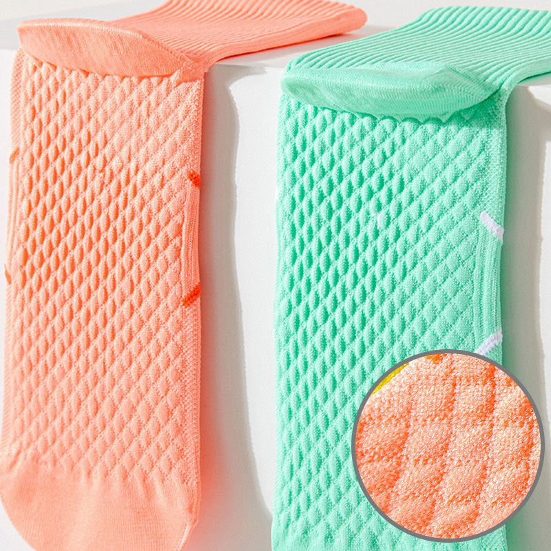 7 Pairs Compression Stockings For Women Colorful  Sock Running Fitness Sports Pressure Socks Deodorant And Breathable For Outdoor Sports Cycling And Hiking