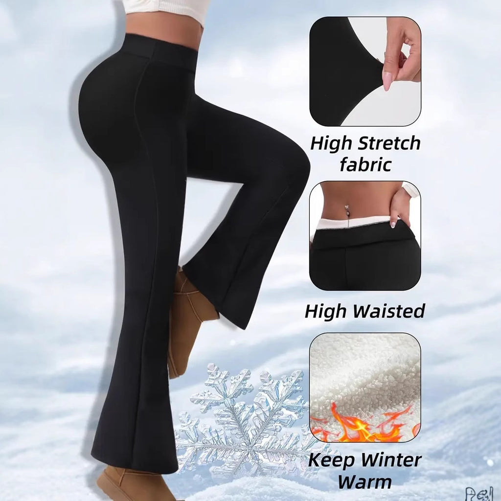 High Waist Leggings Hip-lift And Belly Shaping Yoga Pants Fitness Ankle-length Bell-bottoms