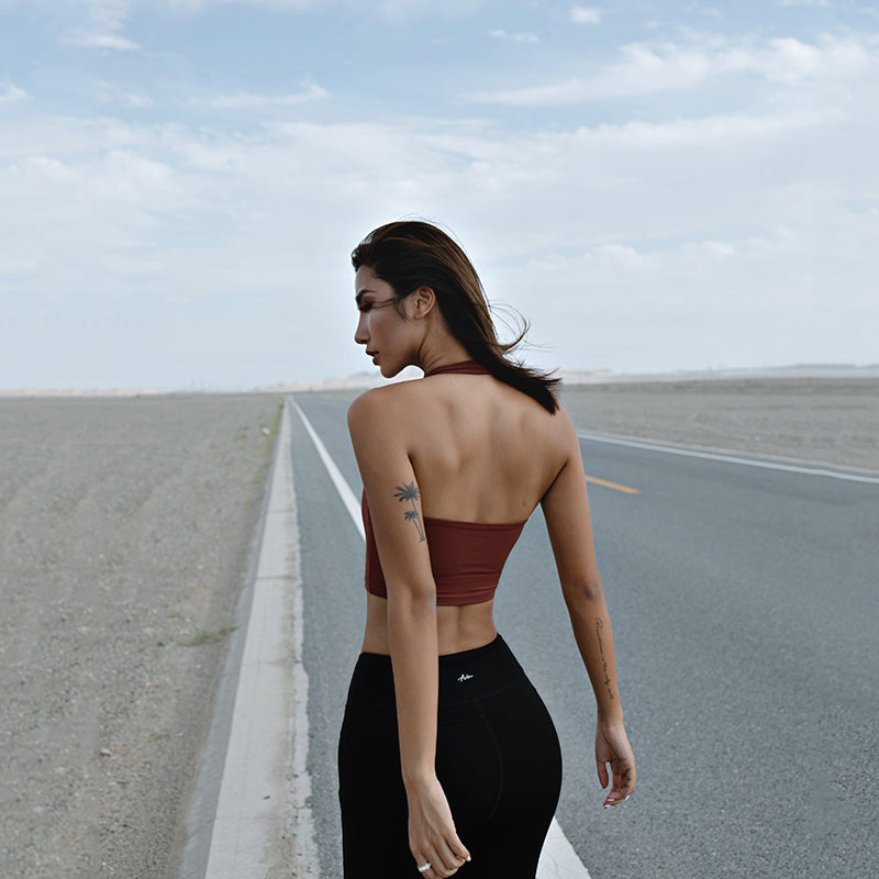 Halter Sports Underwear Women Shockproof Running