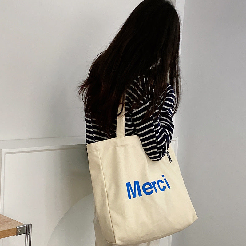 Candy Color Canvas Shoulder Bag Student