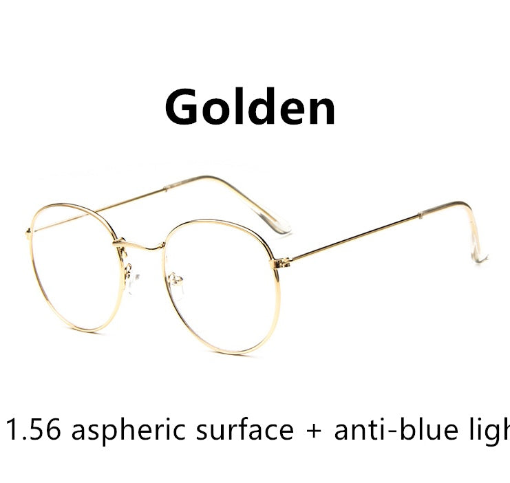 Vintage metal pattern glasses